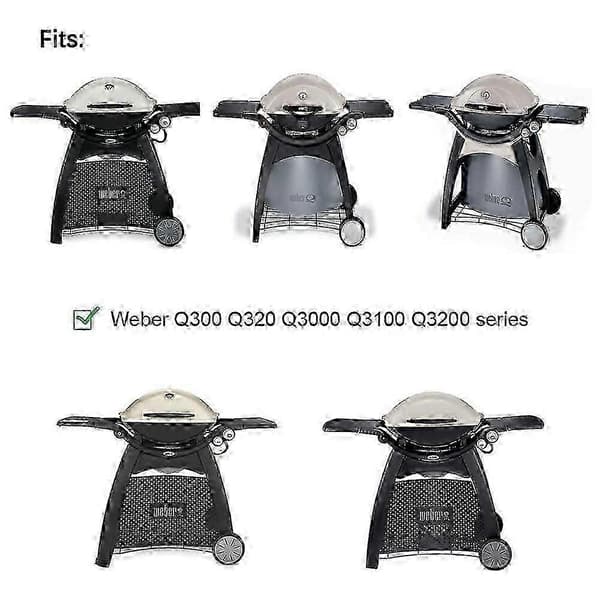 Grillbrennerør for Weber Q3200 3000 320 300 rustfritt stål