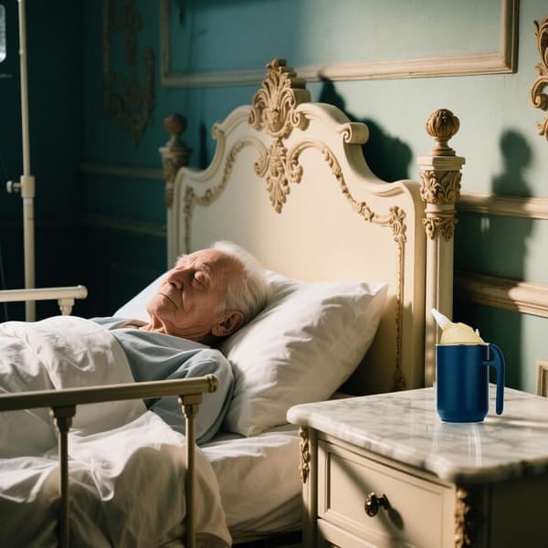 Drikkekopper for eldre, trygge sølesikre silikonkopper med lokk for voksne, for sykehuspasienter, eldre, gravide Blue