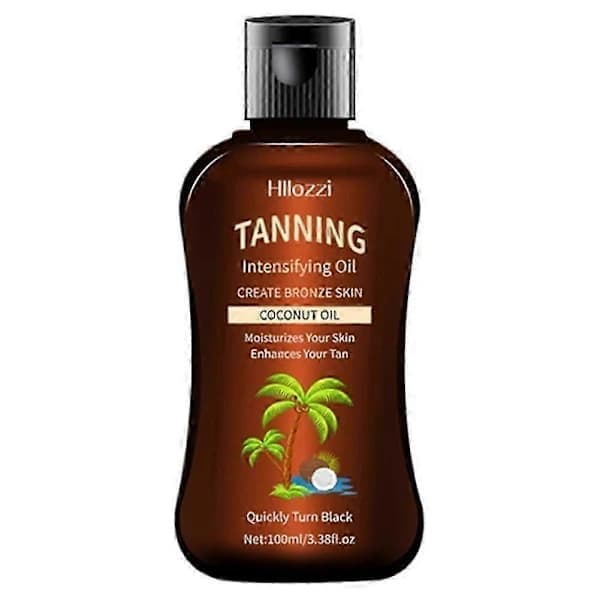Kokosolja sololja för en bronsfärgad hy, tropisk sololja, 100ml