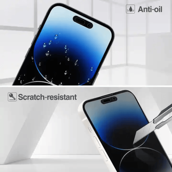 2-pack iPhone 15 Skärmskydd Sekretess i Premium Härdat Glas