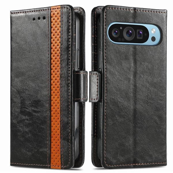 Google Pixel 10 Pro CASENEO 002 Premium Wallet Castle - Sort Sort