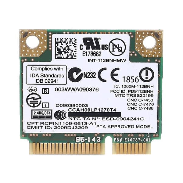 Til Centrino Wireless-n 1000 Wifi Link1000 112bnhmw 300mbps Half Mini Pci-e Trådløst Netværkskort