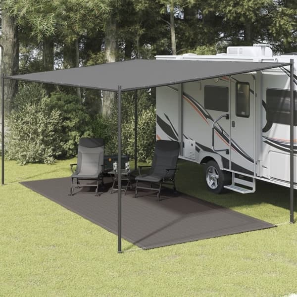 VidaXL Campingmatta 300x400 cm antracit