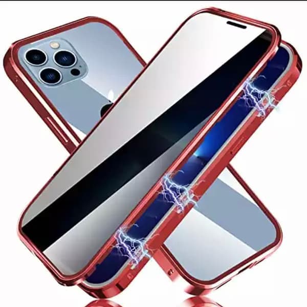 iPhone 15 Pro max - Stilrent Magnetisk Dobbeltsidet Skal Grøn Grön