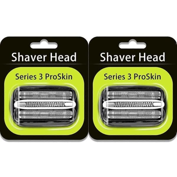 Braun Series 3 32B udskiftningshoveder, Braun S3 hoveder (2) sort
