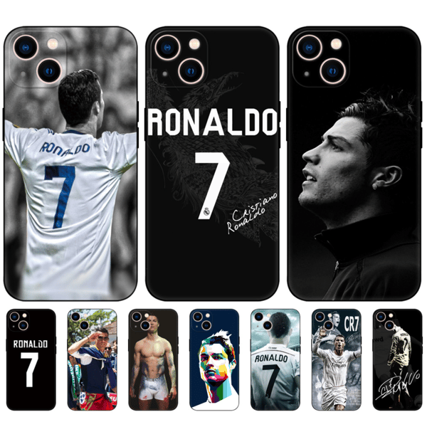 Cristiano Ronaldo Mobilskal, Skyddsfodral för Fotbollsfans, Present med VM-tema för Iphone 20282 Iphone 15 Plus iphone 15 plus