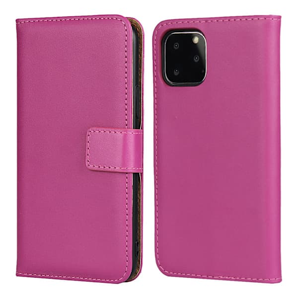 Plånboksfodral för iPhone 12/12 Pro/12 Pro Max/12 Mini/SE 2020/2022/3 – Cerise Rosa Läder Flipskydd, Kortfack Ställ Fodral 12 Pro Max rode 12 Pro Max