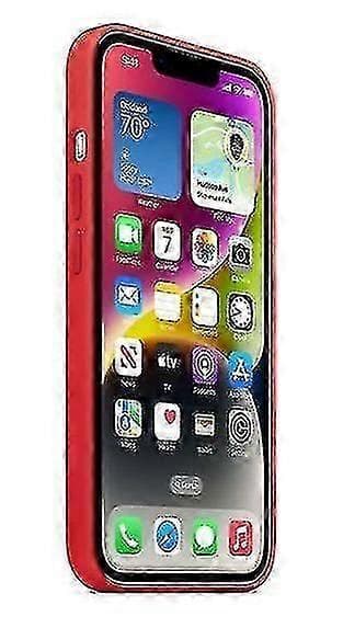 Silikonskal Kompatibelt med iPhone 14 - Mjuk Touch, Stötsäkert, Slimmat Skyddsskal Red