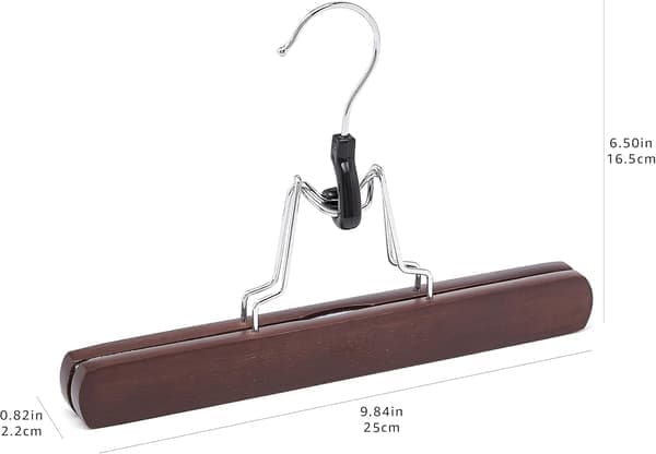 Puiset housuhenkarit, 10 kpl, 25 cm, Kirsikka