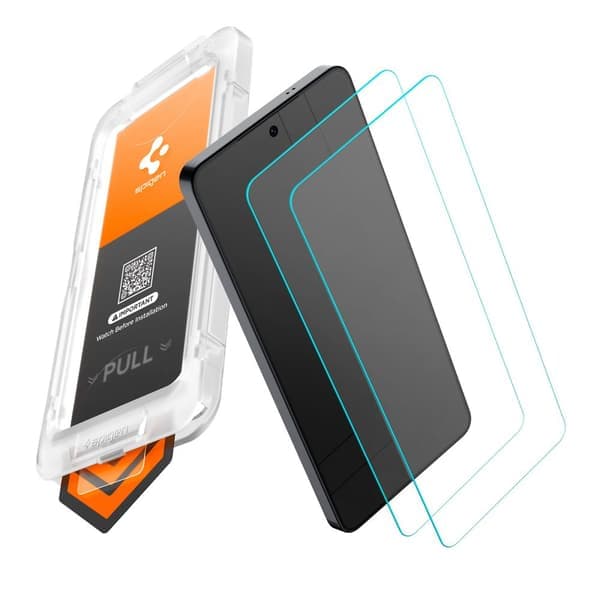 Spigen Cured Glass.Tr  \"Ez Fit Pro \" Hd 2-pack för Samsung Galaxy S26 redo