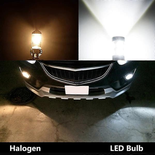 H11 LED-strålkastare Superljusa lampor Kit Vit 6000K Helljus eller Halvljus 2-pack