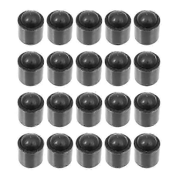 25 st Poolkö Ändskydd Svarta 4x3x3cm Snooker Köskydd
