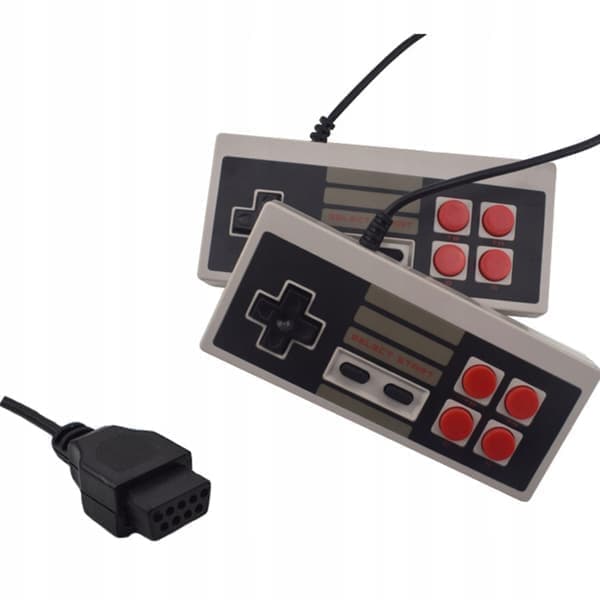 Retro videospelskonsol med 620 klassiska spel och dubbla handkontroller