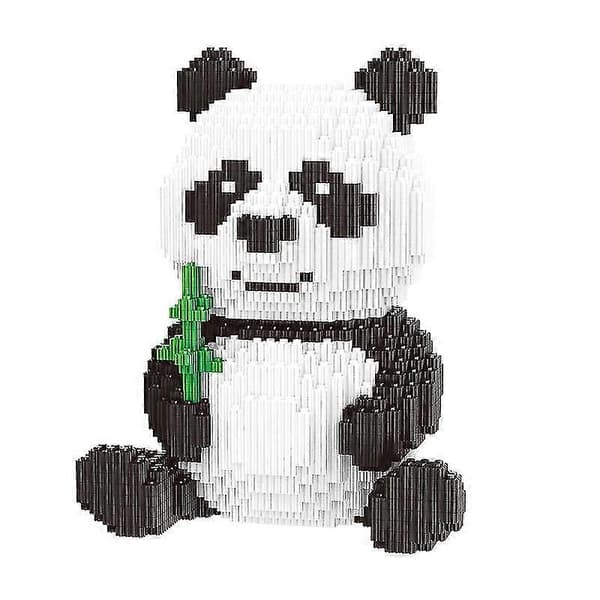 1 st Panda Mikro djur byggklossar mini byggstenar