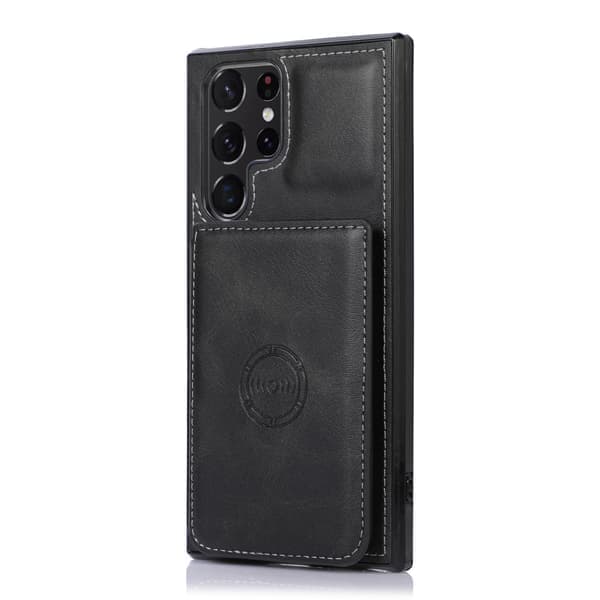Mobildeksel med kortholdere - Samsung Galaxy S23 Ultra Blå Blå