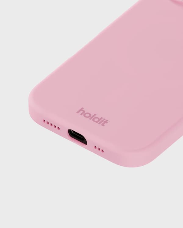 Holder til iPhone 16 Mobil Silikon Rosa