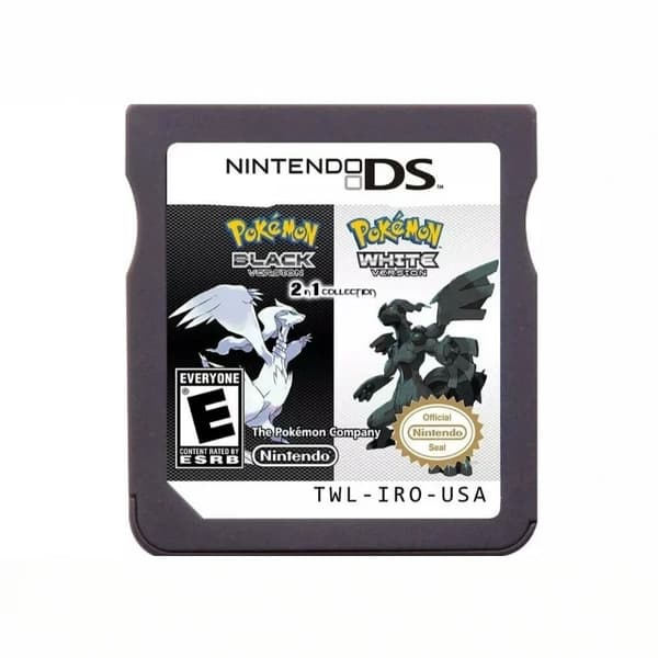 Models Classic Games DS Kassette Konsol Kort sort hvid 1