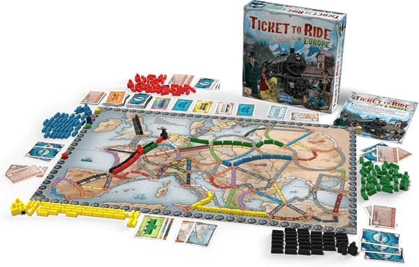 Sommar Ticket to Ride Europe Spel