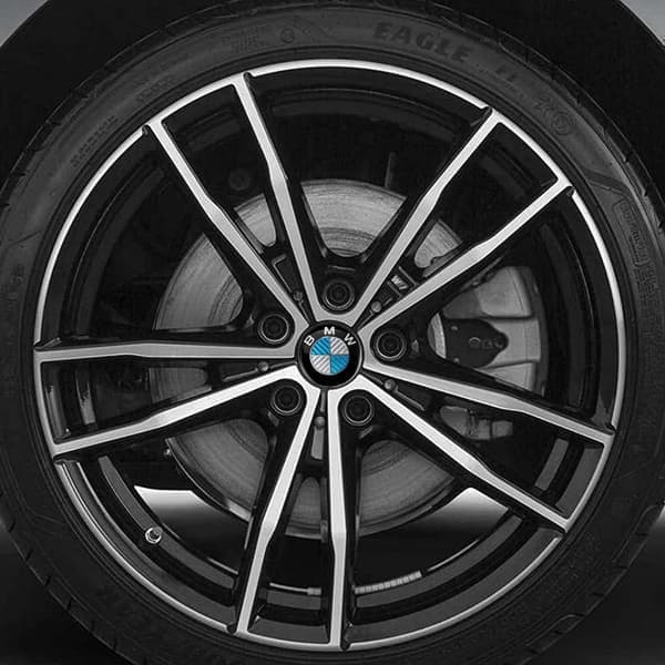 BMW Centerkapsler / Hjulkapsler Bil Emblemer - 4-pak 68mm - Carbon 68mm - Carbon