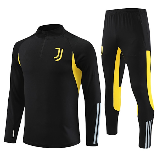 24252425 Pitkähihainen jalkapalloharjoituspaita Cristiano Ronaldo Di Barra Aikuisten ja lasten pelipaita Set Painettu joukkueasu Aikuisten ja lasten jalkapallopaita Set Black 10