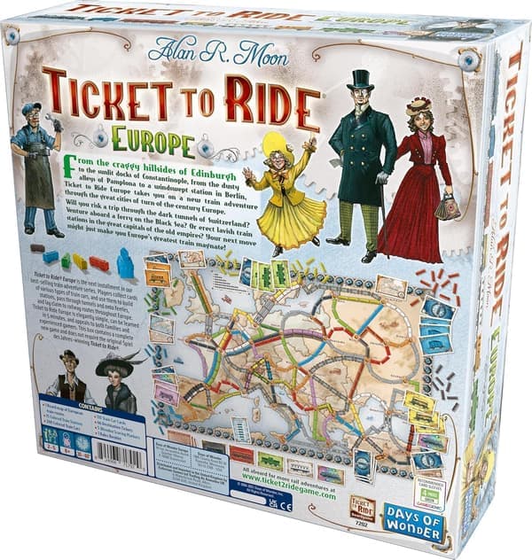 Sommar Ticket to Ride Europe Spel