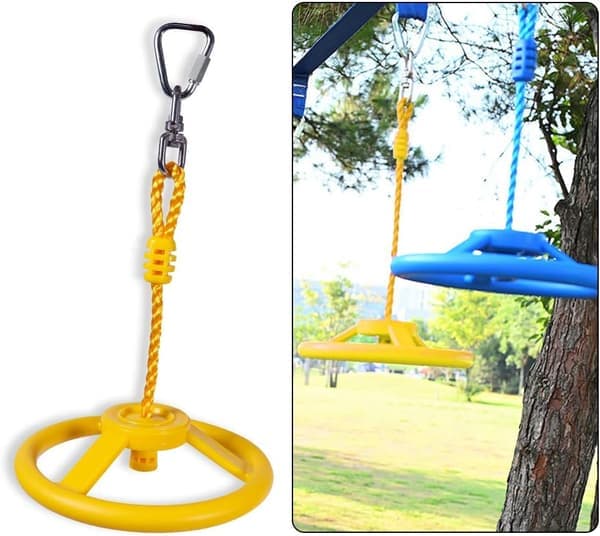 Vauhtipyörä slacklineen (keltainen) - Tarvikkeet ulkokäyttöön