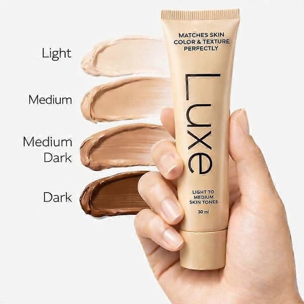 Luxe Matchar Skin Color & Texture Perfect 30ml Research Fargeendrende Foundation Medium Medium