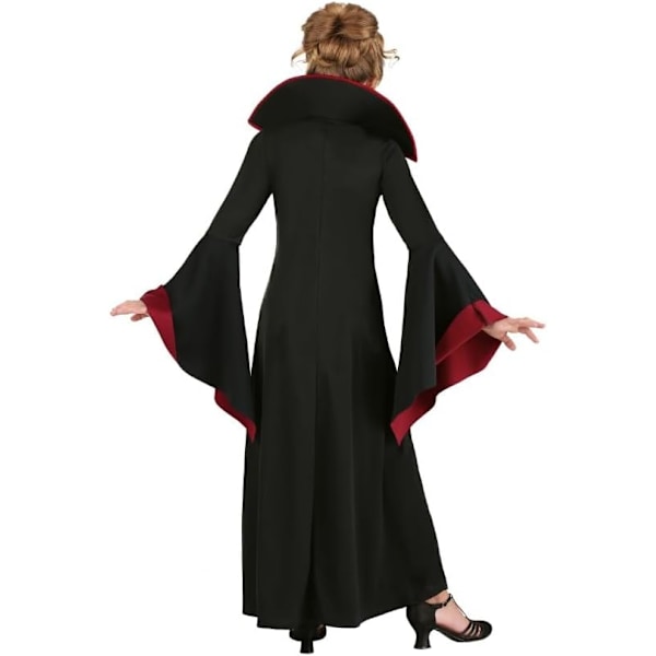 Ny Halloween-heks kostyme for 2024, barnekostyme med middelaldersk retro-hekskjole Claret 150