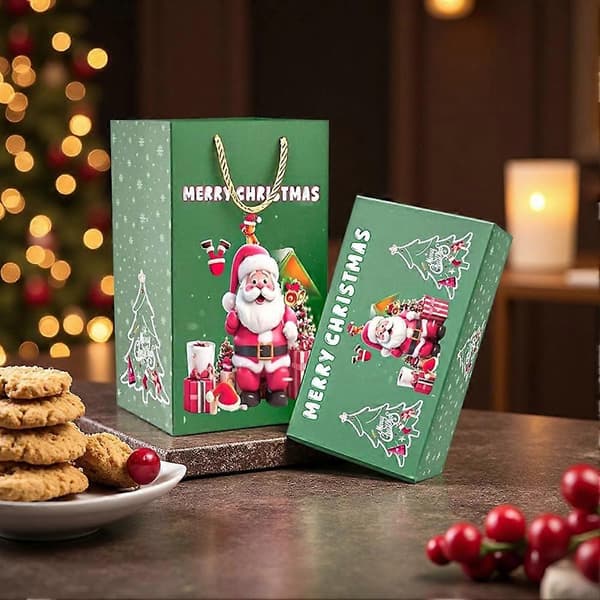 Julklappsaskar Unik Rolig Innovativ Hoppande Låda för Present Red