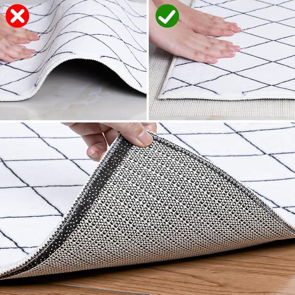 Ruitena Multifunksjonell Antisklimatte 120x180cm - Klippbar Teppeunderlag for Laminat, Tre & Fliser, Hjem, Kontor, Bil 120 x 180 cm (Rectangular)