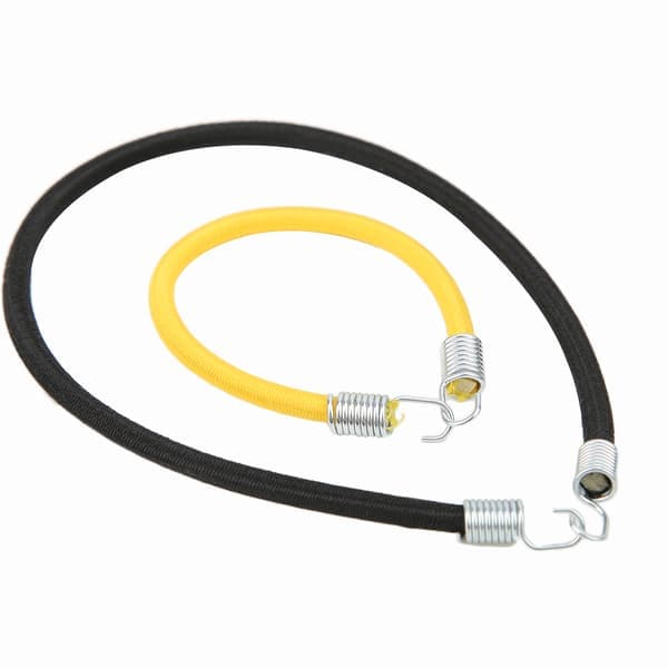4 stk Svart Gul Elastisk Bagasjebrett Tau Dekorative RC Tilbehør Universal