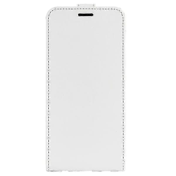 iPhone 17 Pro Skal med Vertikalt Flip Läder, Kortfack Plånboksfodral, Skyddande Mobilskal White