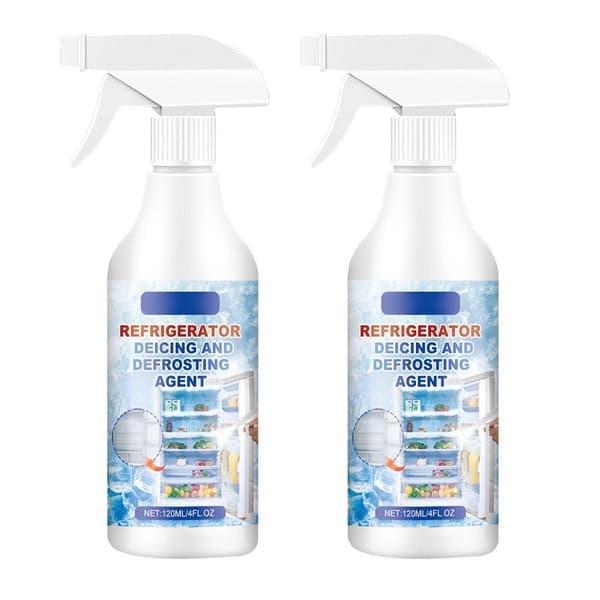 Avfrostningsspray för kyl och frys, uppgraderad avfrostningsspray 120mlB 2st 120mlB 2pcs