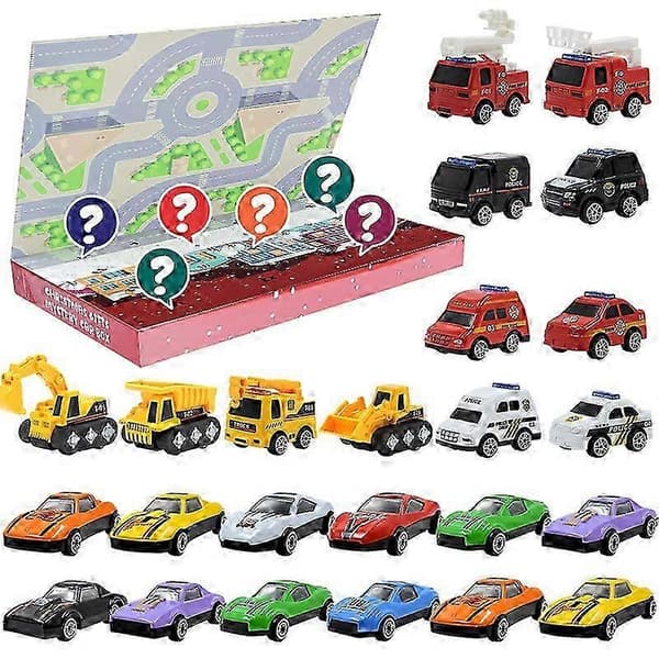 Julekalender - Blind boks, Børnefestgave, Pak Rubik's Cube Gyro Countdown Legetøj ud ST010 7