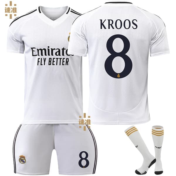 2425 Real Madrid Hjemmedrakt #8 Toni Kroos Drakt 26 26 8 Kroos