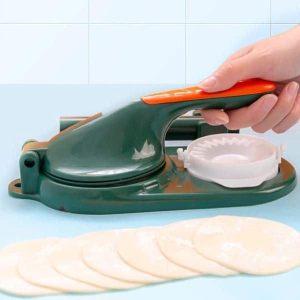 Grønn - Dumplingmaskin Dumpling Maker Ravioliform Dumpling Maker Dumplingmaskin Dumplingformingsmaskin Bakeformer Kjøkkenutstyr