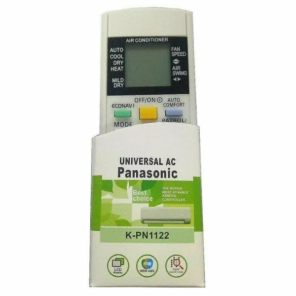 Universal K-PN1122 för alla nationella Panasonic luftkonditioneringsfjärrkontroller