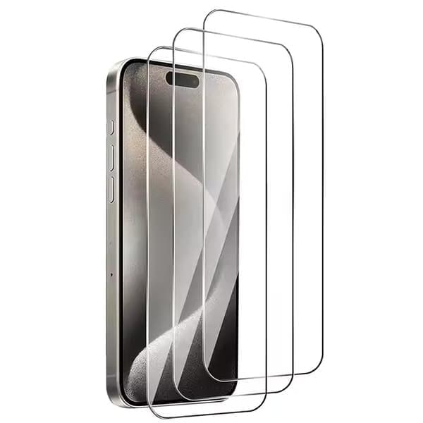 3-pak iPhone 17 PRO skærmbeskyttelse i hærdet glas