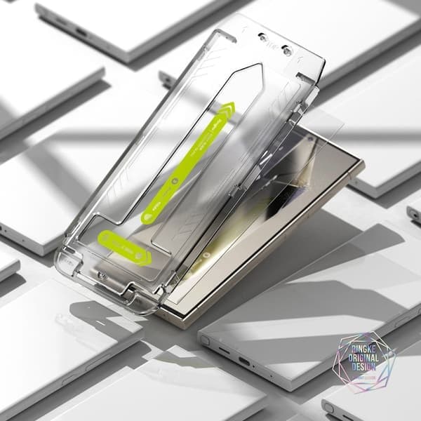 Ringke Galaxy S24 Ultra 2-PACK Easy Slide Screenshot karkaistu lasi