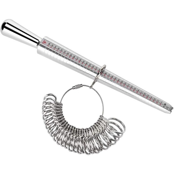 Ringstørrelsesmåler med ringdor