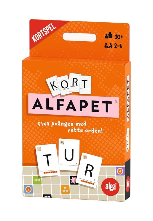 Alphapet Kortspill SE Flerfarget