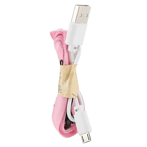 1 stk Mini Håndholdt Skrivebordsvifte Aromaterapi Nattlampe USB Bærbare Kontorvifter (Rosa)