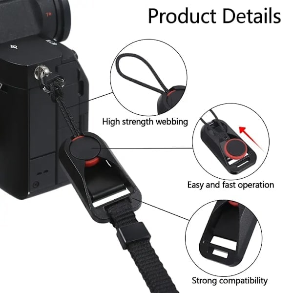 Peak Design Anchor Links Quick Release Spænde Kamerarem Klips