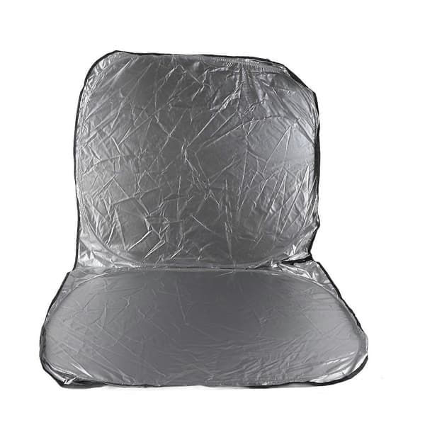 Solbeskyttelse for bilfrontrute, varmeblokkerende, sammenleggbar solbeskyttelse foran, liten