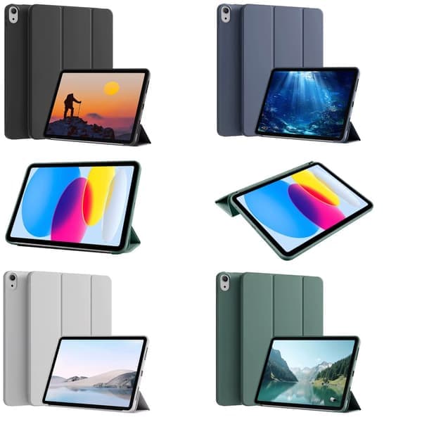 Silikonskall iPad (A16) 2025 11 tommer gen 11 deksel - Blå iPad A16 (2025) blue