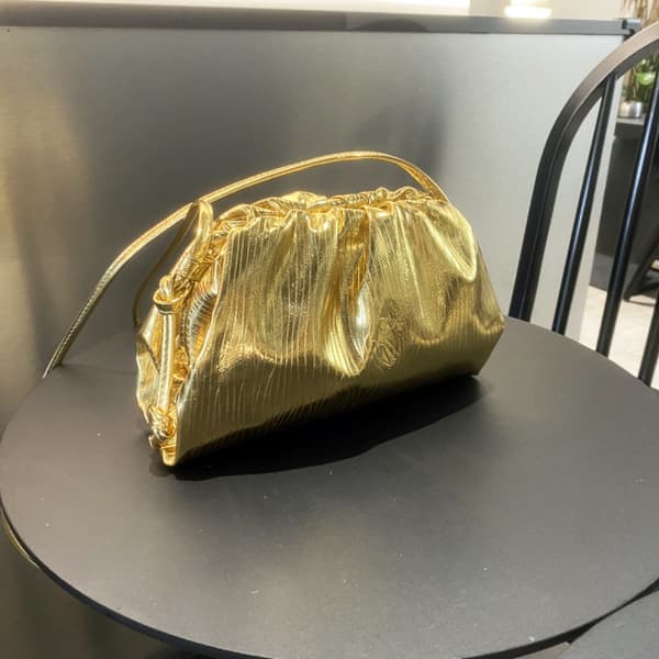 Damväska Dumpling Crossbody Väska Moln Kväll Glitter Clutch Handväskor Axel Dragsko Rem Crossbody