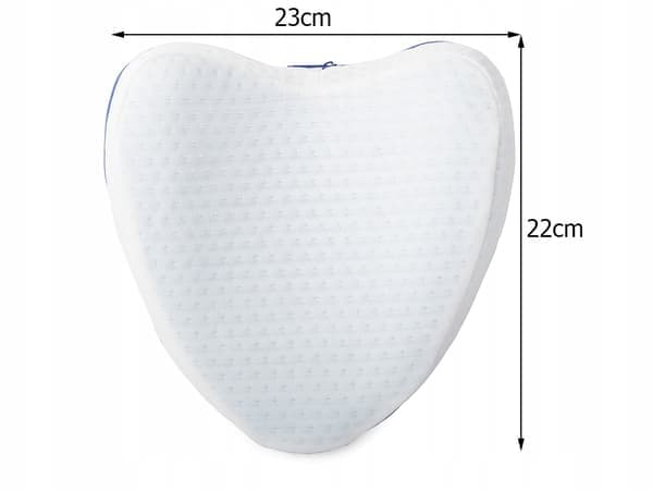 Knäkudde i Memory Foam för Sidoliggande – Stöd Mellan Knäna