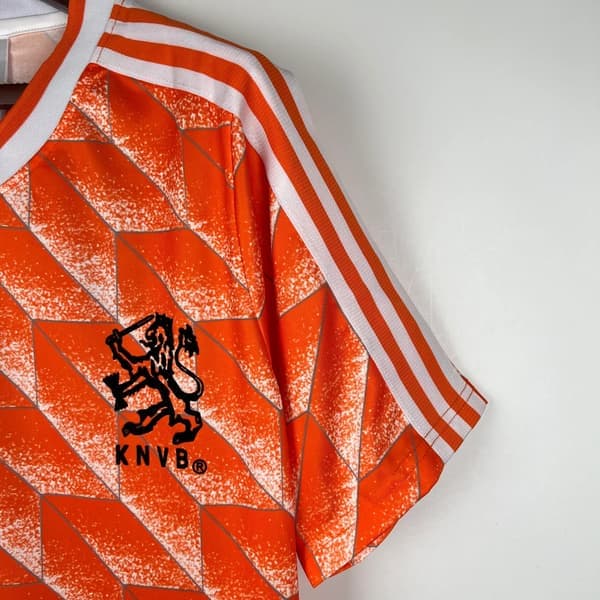 HOLLAND 1988 HEMMATRÖJA Retro Fotbollströja Herr S