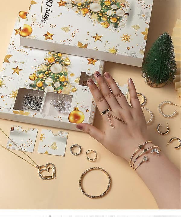 Advents Smykkekalender - Julegave Blindboks