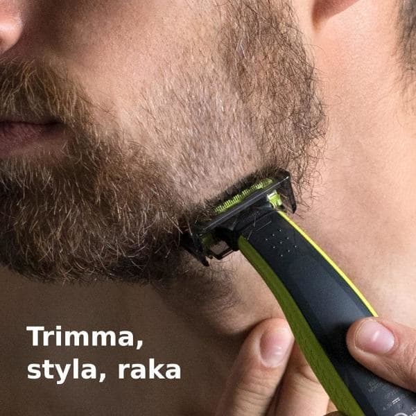 Philips OneBlade erstatningsblad 2-pakning, kompatibel med alle OneBlade-håndtak QP220/50, høykvalitets barberbladshoder 2 stk 2ps
